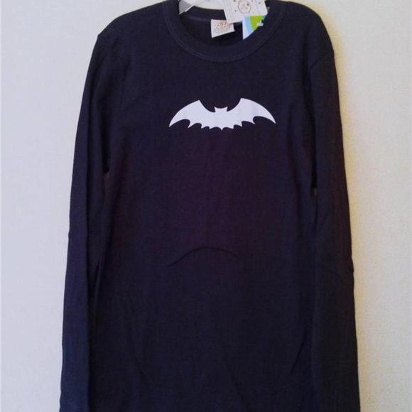 KIDS BATMAN Shirt NWT SIZE 12 Youth Baby Wit - Picture 2 of 3